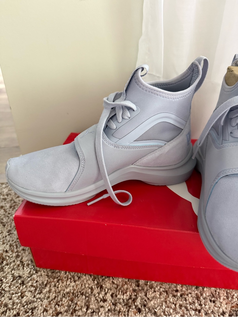 Puma Women’s Lilac High-Top Sneakers